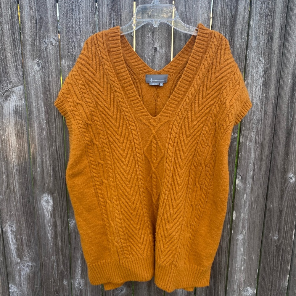 Anthropologie Oversized Sweater Vest